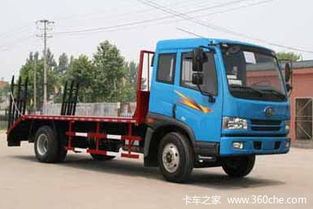 駿威180馬力4x2平板運輸車 隨州力神醒獅牌SLS5140TPBC 81095運輸車產品解析